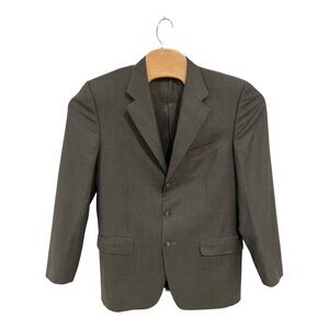 Corneliani Italy Blazer 50R Gray Super 120s Wool Sport Coat Mens Classic Fit